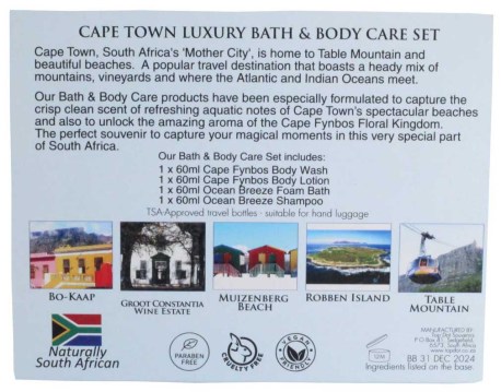 CAPE TOWN TABLE MOUNTAIN BACK traditional south african tourism souvenirs from Top Dot Tourism